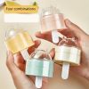 4pcs New Creative Dual-Purpose Lollipop Shaped Ice Hockey Ice Cube Mold Whiskey Household Round Ball Ice Maker