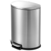 50L/13Gal Heavy Duty Hands-Free Stainless Steel Commercial/Kitchen Step Trash Can