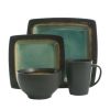 16-Piece Dinnerware, Turquoise