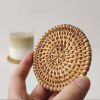 Rattan Coasters;  Table D√©cor Set of 6