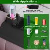 Couch Arm Cup Holder Tray Anti-spill Anti-slip Silicone Armrest Remote Snack Organizer for Coffee Cups Beer Bottles Cans