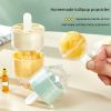 4pcs New Creative Dual-Purpose Lollipop Shaped Ice Hockey Ice Cube Mold Whiskey Household Round Ball Ice Maker