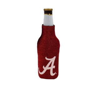 Alabama Crimson Tide Officially Licensed 12oz Neoprene Glitter Bottle Huggie