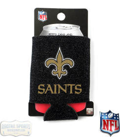 New Orleans Saints Officially Licensed 12oz Neoprene Glitter Can Huggie