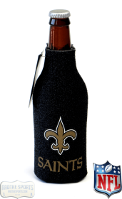 New Orleans Saints Officially Licensed 12oz Neoprene Glitter Bottle Huggie