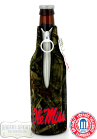 Ole Miss Rebels Officially Licensed 12oz Neoprene Bottle Huggie - Camo