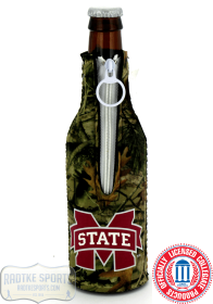 Mississippi State Bulldogs Officially Licensed 12oz Neoprene Bottle Huggie - Camo