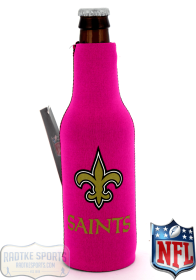 New Orleans Saints Officially Licensed 12oz Neoprene NFL Bottle Huggie- Pink