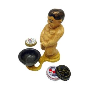 Bar Gift Elegant And Refined Design Cast Iron Bottle Opener (Shape: Peeing Boy of Brussels, Color: As pic show)