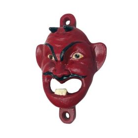 Bar Gift Elegant And Refined Design Cast Iron Bottle Opener (Shape: Red Devil, Color: As pic show)